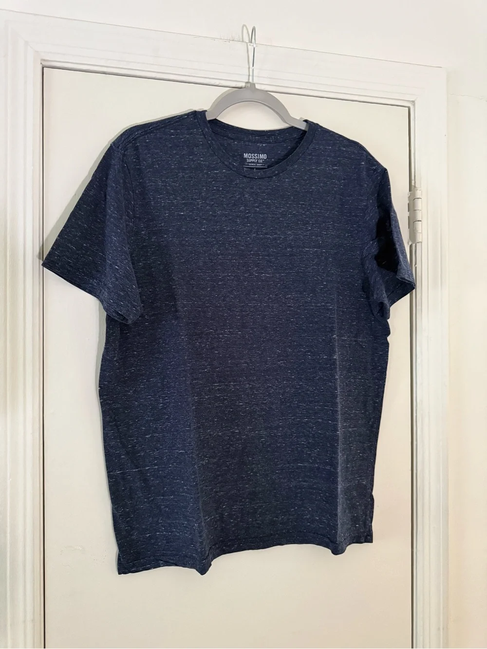 Mossimo Men's Heather Navy Short-Sleeve T-Shirt Size Large